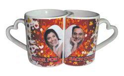 Durable Couple Picture Mug Length: Customized