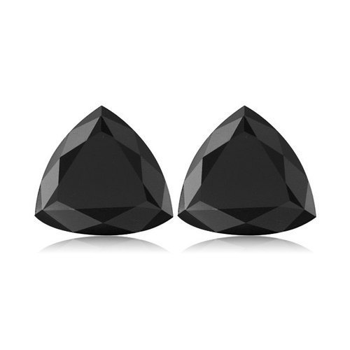 Fancy Trillion Cut Black Diamonds