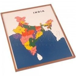 India Printed Map Puzzle