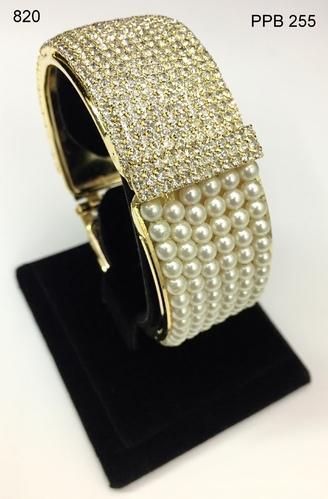 हेल्थ पर्ल एंड स्टोन बैंगल्स कडा