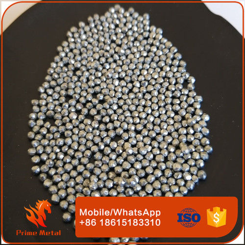 Sandblasting Media Zinc Shot For Cleaning Casting Parts