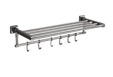 Six Hooks Towel Rack