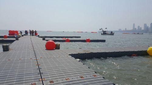 High Quality Plastic Walkway Pontoon Design Type: Hand Building