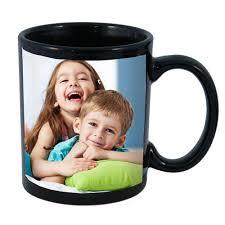 Black Printed Mug For Gift