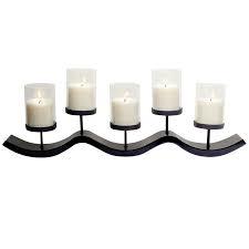 Trendy Black Candle Holder