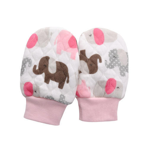 White Soft Woolen Baby Gloves