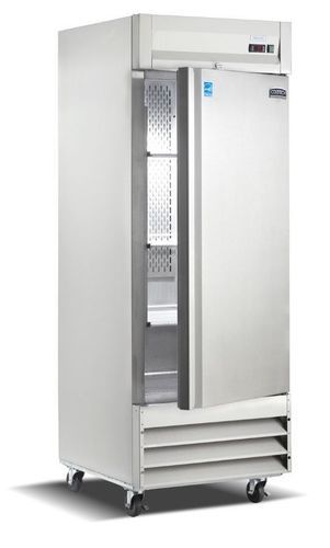 Stainless Steel Solid Door Commercial Freezer