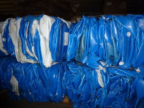 HDPE Blue Drum Scrap