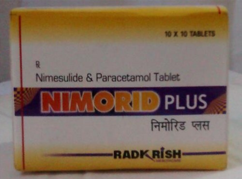 Nimesulide And Paracetamol Tablets - Orange, 10x10 Tablets | Pain Relief, Fever Reduction, Fast Acting, Reliable