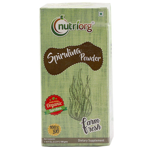 Nutriorg Spirulina Powder 100% Pure 100gms