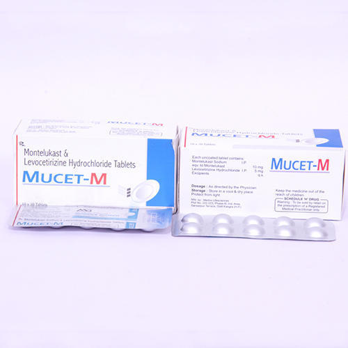Levoceterizine 5Mg, Montelukast 10Mg Tablets