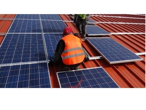 Solar Panel Installation Service - 1 MW Ground Mounted System for Industrial Applications | Efficient Energy Solutions, Customizable Layouts, High Performance