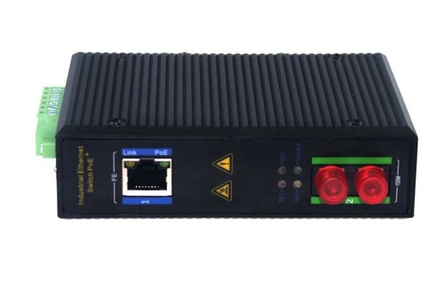 1 नेटवर्क पोर्ट और 1 ऑप्टिकल पोर्ट POE स्विच के साथ 20 KM फाइबर ऑप्टिक ट्रांसमीटर/रिसीवर