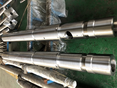 पीपी पे फिल्म ब्लोइंग एक्सट्रूडर के लिए एलॉय बिमेटेलिक स्क्रू और बैरल