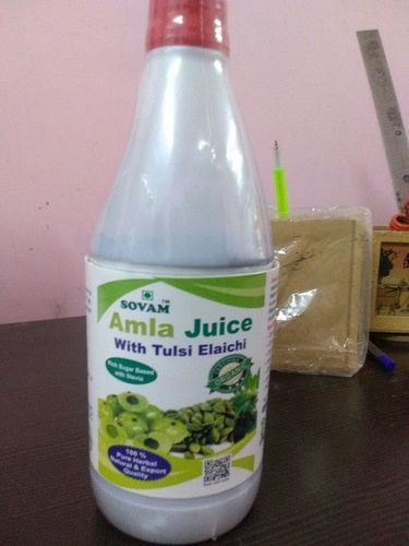 Organic Amla Juice With Tulsi Elaichi Pack Size: 500Ml