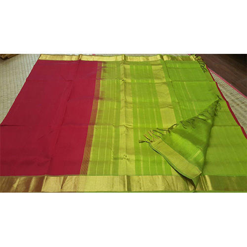 Smooth Handloom Silk Cotton Fabric