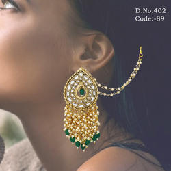 Indian Wedding Kundan Earrings