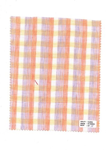 Linen Checks Fabric