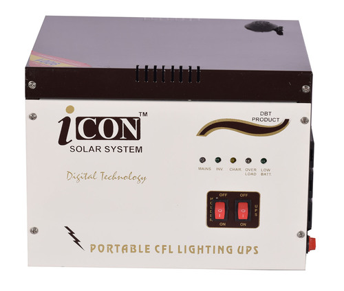 Solar Cfl Ups Double Battery - Back-Up Time: 3 Hours