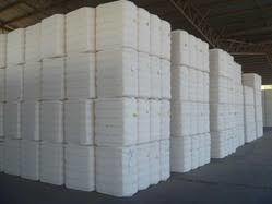 White Raw Cotton Bale