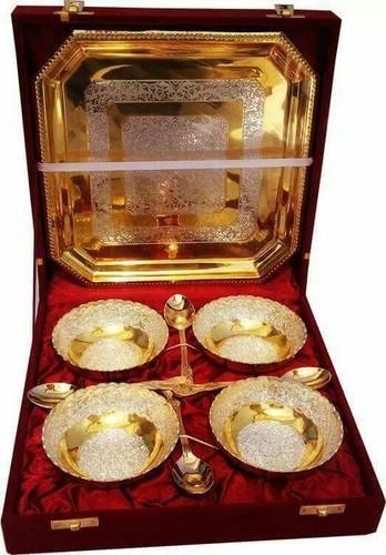 Golden Plated Bowl Set
