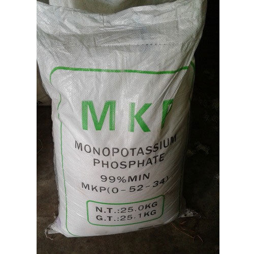 Monopotassium Phosphate 0-52-34 - 99% Purity, 25 Kg Net Weight Powder | PP Woven Sack Bag Packaging, Agricultural Grade