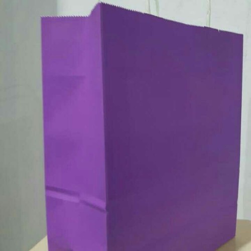 Violet Color Eco Friendly Art Paper Bags