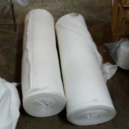 Plain White Color Knitted Hosiery Fabrics