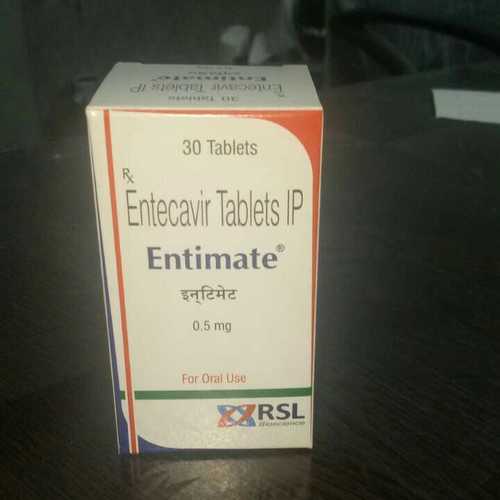 Entecavir Tablets Ip Entimate 0.5mg Tablets For Oral Use