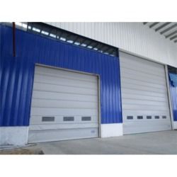 White Folding High Speed Door