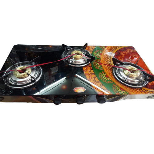 Automatic Glass Top Gas Stove