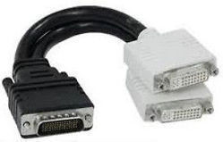 Dms 59 Pin To Dvi Pin Y Splitter Adapter Cable