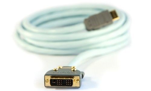 White Hdmi To Dvi Single Link 10M Cable