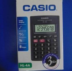  लार्ज डिस्प्ले कैलकुलेटर (Casio HL-4A) 