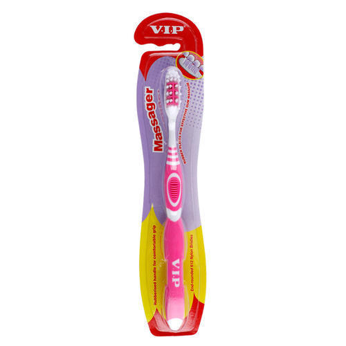V.I.P Massager Toothbrush (Rubberised Body With Soft Bristles)