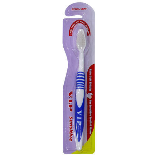 V.I.P Sensitive Toothbrush (Rubberised Body with Extra Soft Bristles)