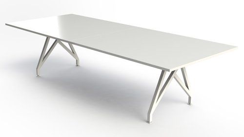 White Modular Office Conference Table