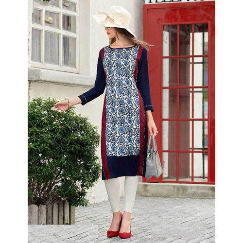 Washable Girl Designer Cotton Kurti