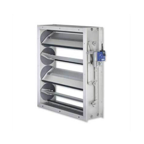 Volume Control Damper - Galvanized Steel, Rectangular Shape, Electric Automatic Operation | Ideal for Precision Air Flow Regulation