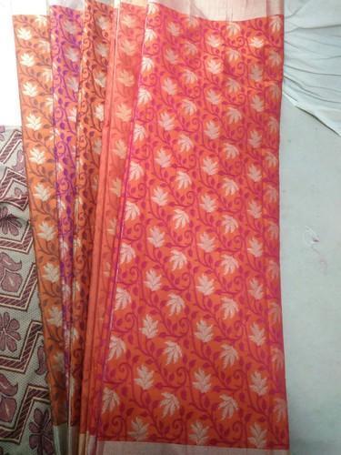 Kora Cotton Colorful Saree