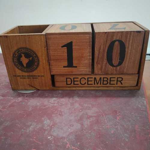 Eco-Friendly Wooden Calendars For Office Tables