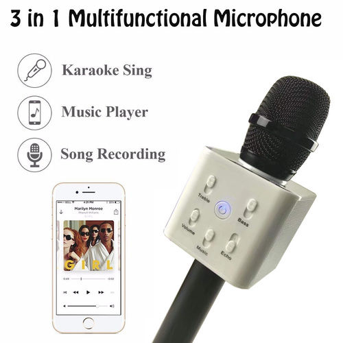 Karaoke Player Portable Wireless Microphone Q9 Handheld for KTV Part