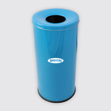 Tube Coated Stainless Steel Dustbin