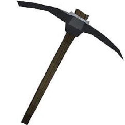 Wooden Handle Pickaxe