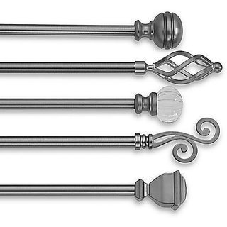 Designer Steel Curtain Rods Metaledge B 162 1 Jigar Colony