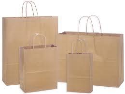 Brown Craft Paper Shopping Bags