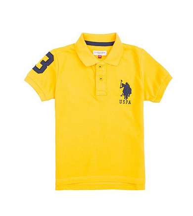 Mens Polo T-Shirt - Cotton Blend, Sizes L-XXXL, Vibrant Yellow, Trendy Design and Quality Fabric