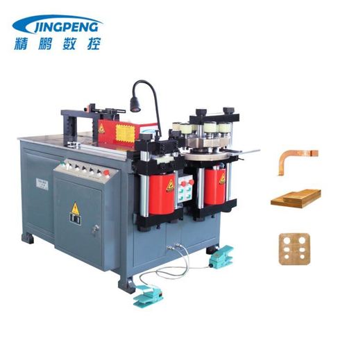 3, 4Kw Motor Power Hydraulic Copper, Aluminum Busbar Processing Machine