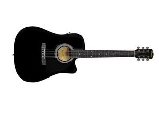 Electro Acoustic Guitar (Fender SA 105CEBK)