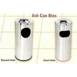 Stainless Steel Ash Can Bin and Push Can